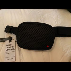 Mesh black STATE Fanny pack